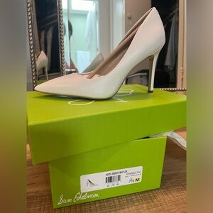 Sam Edelman Hazel Pump in Bright White - perfect Bridal shoe